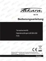 Предварительный просмотр 110 страницы TAKARA SL115 User Manual