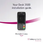 takepayments Desk 3500 Installation Manual preview