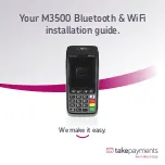 takepayments M3500 Installation Manual preview