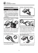 Preview for 76 page of Takeuchi TB23R Operator'S Manual