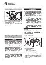 Preview for 116 page of Takeuchi TB23R Operator'S Manual