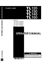 Takeuchi TL120 Operator'S Manual preview