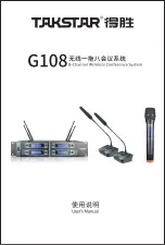 Takstar G108 User Manual preview