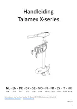 Preview for 1 page of TALAMEX X Series Manual