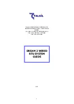 Talgil DREAM 2 Manual preview