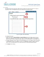 Preview for 29 page of Talkaphone VOIP-500 Series Configuration And Operation Manual
