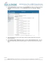 Preview for 2 page of Talkaphone VOIP-500 Series Integration Manual