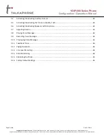 Preview for 3 page of Talkaphone VOIP-600 Series Configuration And Operation Manual