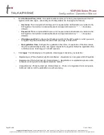 Preview for 18 page of Talkaphone VOIP-600 Series Configuration And Operation Manual