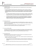 Preview for 64 page of Talkaphone VOIP-600 Series Configuration And Operation Manual