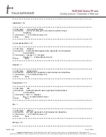 Preview for 73 page of Talkaphone VOIP-600 Series Configuration And Operation Manual