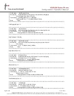 Preview for 74 page of Talkaphone VOIP-600 Series Configuration And Operation Manual