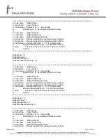 Preview for 80 page of Talkaphone VOIP-600 Series Configuration And Operation Manual