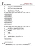 Preview for 85 page of Talkaphone VOIP-600 Series Configuration And Operation Manual