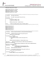 Preview for 88 page of Talkaphone VOIP-600 Series Configuration And Operation Manual