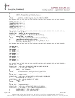 Preview for 90 page of Talkaphone VOIP-600 Series Configuration And Operation Manual