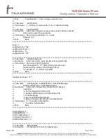 Preview for 91 page of Talkaphone VOIP-600 Series Configuration And Operation Manual