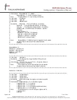 Preview for 92 page of Talkaphone VOIP-600 Series Configuration And Operation Manual