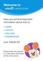 Preview for 3 page of talkido Mio Setup Manual