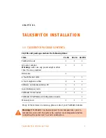 Предварительный просмотр 13 страницы Talkswitch TALKSWITCH 24-CA User Manual