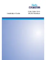 Preview for 1 page of Tally Dascom 7106 Installation Manual