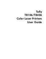 Tally T8106 User Manual предпросмотр