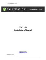 Tallymatics TW5350 Installation Manual preview