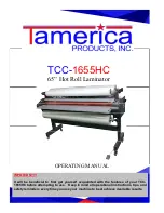 Preview for 1 page of Tamerica TCC-1655HC Operating Manual