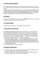 Preview for 3 page of Tamerica TCC-2700 Operating Instructions