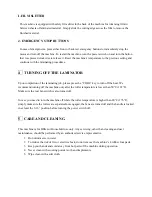 Preview for 11 page of Tamerica TCC1200 Operation Manual