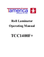 Tamerica TCC1400F+ Operating Manual preview