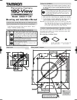 Tamron 300QV-P-CM Installation Manual preview