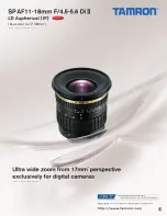 Tamron A08 Specifications preview