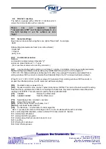 Предварительный просмотр 24 страницы Tamson Instruments PMT TV2000MKII Manual