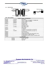 Предварительный просмотр 26 страницы Tamson Instruments PMT TV2000MKII Manual