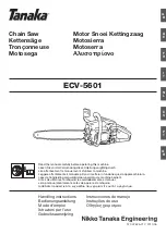 Tanaka ECV-5601 Handling Instructions Manual preview