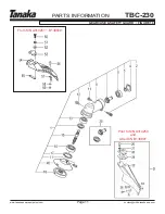 Предварительный просмотр 12 страницы Tanaka TBC-230 series Illustrated Parts Manual