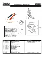 Предварительный просмотр 16 страницы Tanaka TBC-230 series Illustrated Parts Manual