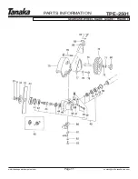 Preview for 12 page of Tanaka TPE-2501 Illustrated Parts Manual