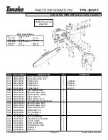 Preview for 14 page of Tanaka TPS-260PF Illustrated Parts Manual