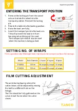 Preview for 4 page of Tanco E100 SA Quick Reference Manual