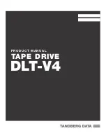 Tandberg Data DLT-V4 Product Manual preview