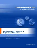 Tandberg Data Magnum 224 Instructions Manual preview