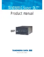 Tandberg Data SDLT220-320 INTEGRATION Product Manual preview