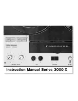 TANDBERG 3000 X series Instruction Manual preview