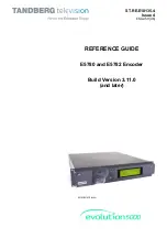 TANDBERG E5780 Reference Manual preview