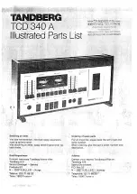 Предварительный просмотр 13 страницы TANDBERG TCD 340 A Manual