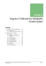 Preview for 135 page of TANDBERG TT1260 Instruction Manual