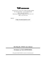 Предварительный просмотр 167 страницы T&D RTR-5W User Manual