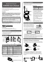 T&D RTR505B User Manual preview